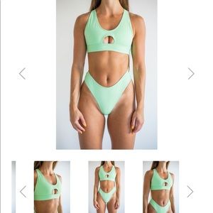 Knight Swim Margarita green suit